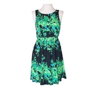 ECI New York Dress Floral Green Size 2X